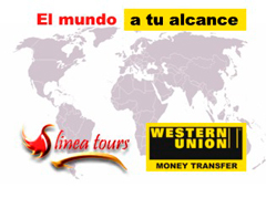 Línea Tours y Western Union firman un acuerdo para el envío de remesas de dinero