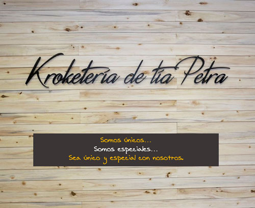 Kroketería de Tía Petra: Un concepto único de tienda gourmet, donde se une tradición y modernidad... Listo para usted