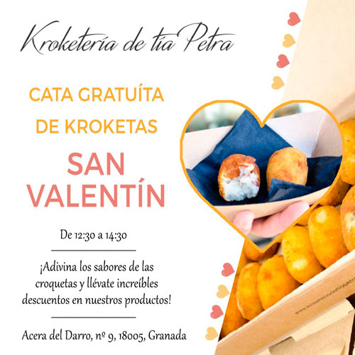Kroketeria de Tía Petra prepara una gran evento para el día de los enamorados