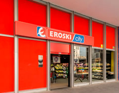 Nueva franquicia de Eroski junto al Centro Comercial Parque Melilla.