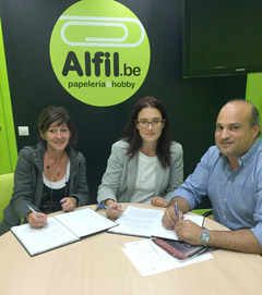Nueva firma Alfil.be Bilbao Papelería & Hobby