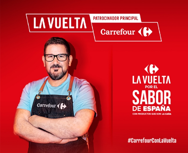 Carrefour apuesta por el sabor de España  en su décimo aniversario como patrocinador de la vuelta.