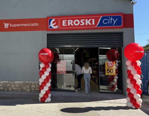 Eroski inaugura un nuevo supermercado franquiciado en Almoguera, en Guadalajara