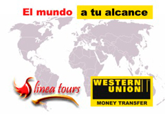 Línea Tours y Western Union firman un acuerdo para el envío de remesas de dinero