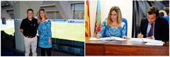 Abat estuvo presente en la firma del proyecto "Club de Empresas"