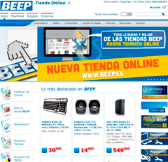 BEEP pone en marcha su nueva tienda online