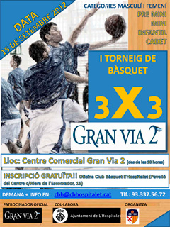 Dulce Diseño apoya el Primer Torneo de Básquet 3x3 del C.C. Gran Vía