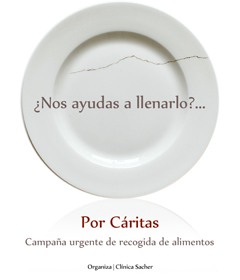 Campaña de recogida de alimentos de la Clínica Sacher