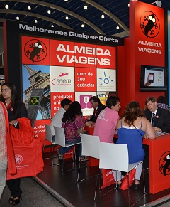 Almeida Viajes en la Franchising Fair de Porto Alegre, Brasil