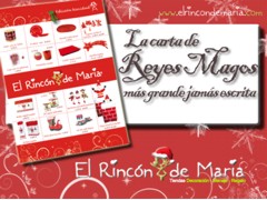 El Rincón de María logra reunir casi 500 referencias en las 32 páginas de su Folleto-Navidad