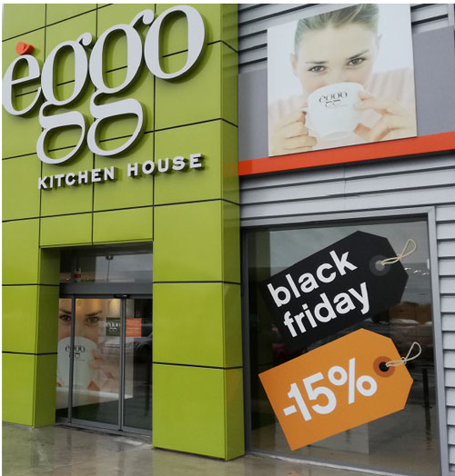 Cocinas èggo ofrece un 15% de descuento en toda su gama de muebles durante la semana del Black Friday