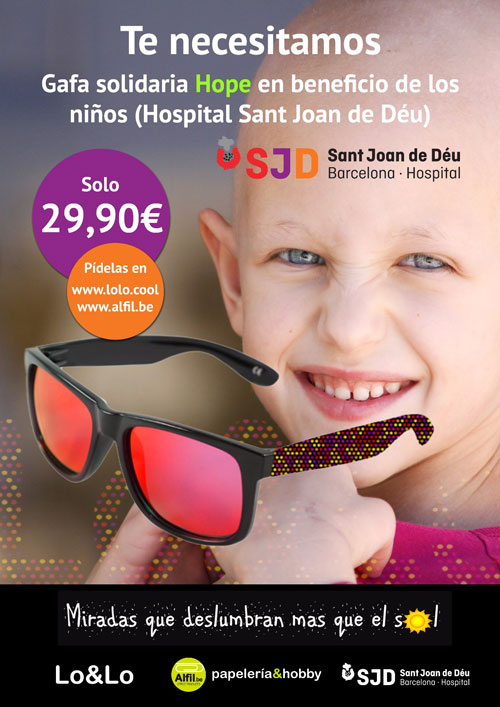 Campaña solidaria de Alfil.be junto con el hospital de Sant Joan de Déu