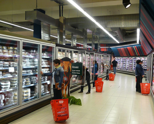 Las tiendas Eroski de nueva generación ahorran un 60% en el consumo energético