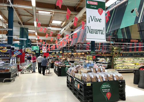 Eroski y 80 productores navarros arrancan una campaña de apoyo a los alimentos locales 