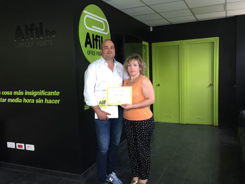 Alfil.be certifica la formación de su nueva franquiciada