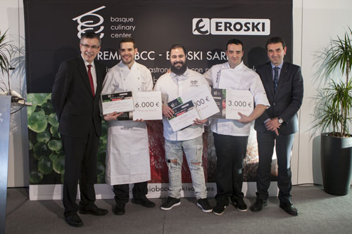 Basque Culinary Center y Eroski premiarán la innovación gastronómica con productos locales