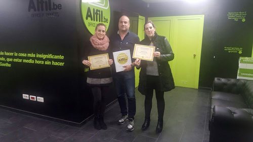 Las franquiadas de Alfil.be Pamplona finalizan su formación
