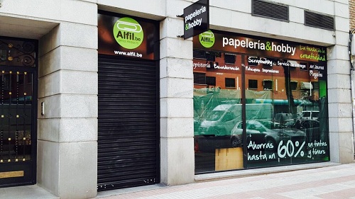 Alfil.be papeleria & hobby abre en Calle Alcalá de Madrid