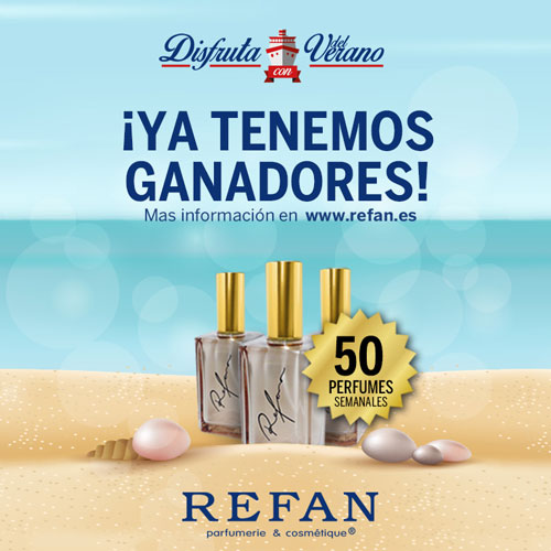 Ganadores del sorteo semanal de Refan