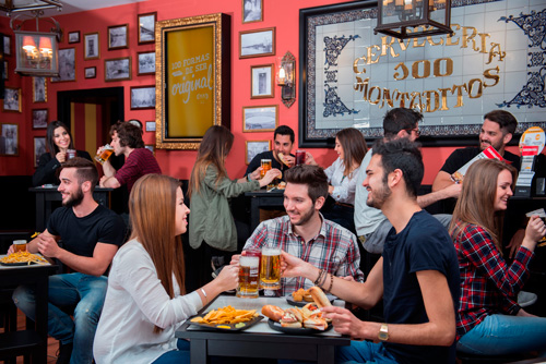 100 Montaditos finalizará el ejercicio 2016 con 60 restaurantes en Italia 