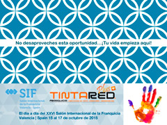 Los próximos días 15, 16 y 17 de Octubre Tinta Red estará presentes en el Salón Internacional de la Franquicia (SIF) en Valencia