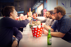 Cervecería La Sureña, con los discapacitados