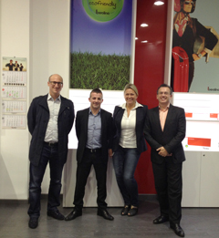 Los representantes de berolina en Alemania, Suiza y Austria visitan la sede española