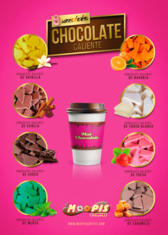 Moopis And Coffee lanza 8 variedades de chocolate caliente