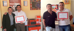 El director de Berolina, Rubén García, visita a sus partners de Murcia y de Almería