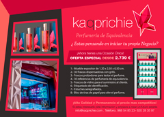 Kaqprichie lanza una nueva oferta de mueble expositor