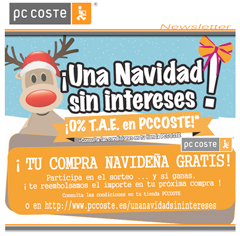 ¡En PC COSTE, tu compra navideña gratis!