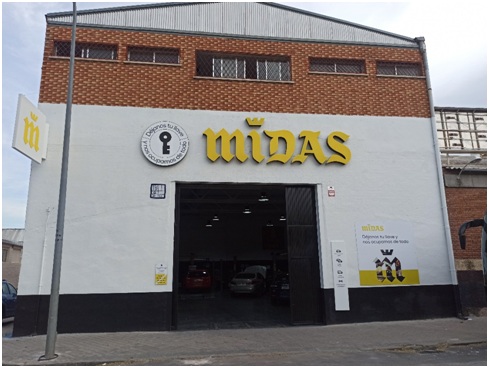 Midas continúa afianzando su expansión en España y abre un nuevo taller en Madrid