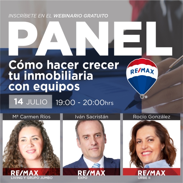 Remax España organiza el panel formativo para brokers y gerentes inmobiliarios “cómo hacer crecer tu inmobiliaria con equipos”