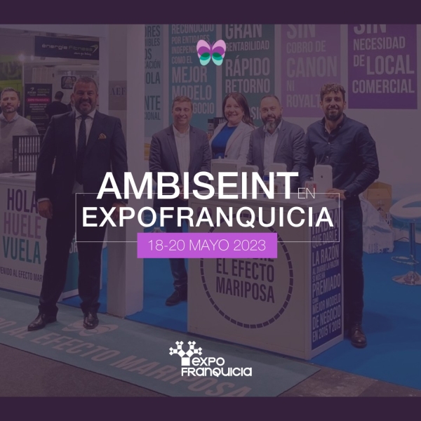 Franquicias Ambiseint crea un aroma inspirado en el emprendedor para Expofranquicia 2023