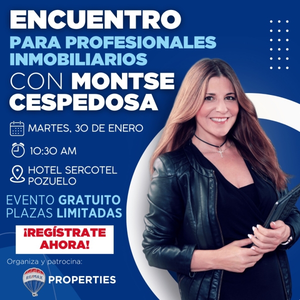 Sesión para profesionales inmobiliarios impartida por la franquicia Remax, martes día 30 de Enero.
