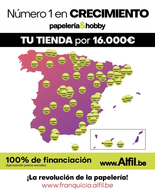 ¡En Alfil.be papelería&hobby celebramos un año de éxito y expansión en España!