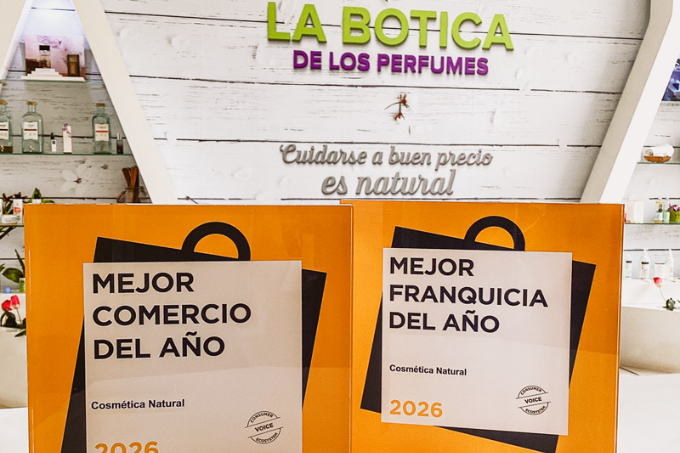 Doble triunfo para La Botica de los Perfumes: elegida Comercio del Año® y Franquicia del Año® 2026 por los consumidores