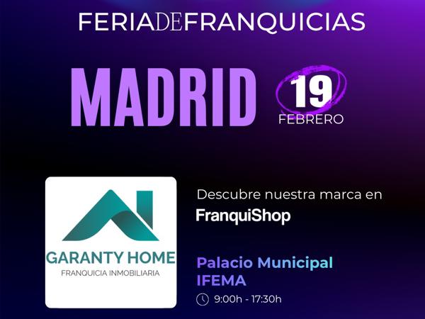 Garanty Home estará en FranquiShop Madrid