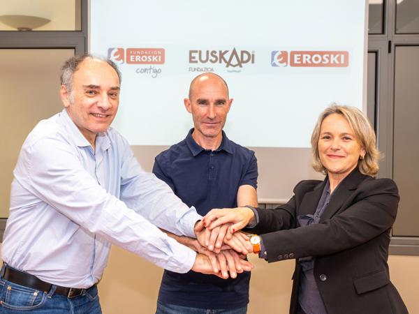  La franquicia Eroski renueva su colaboración con la fundación Euskadi para promover hábitos de vida saludables a través del deporte